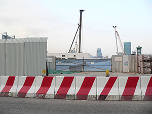 Construction site on the Central waterfront, 25 February 2007