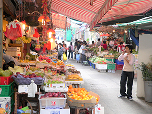 Graham Street Market, Central, 9 April 2007