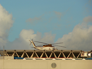 Helicopter, Macau Ferry Terminal, Shun Tak Centre, 30 May 2007