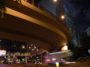 Tai Hang, looking towards Causeway Bay, Hong Kong Island, 4 June 2007