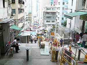 Centre Street, Sai Ying Pun, Hong Kong Island, 16 June 2007