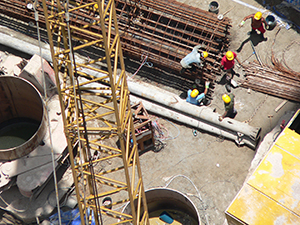 Construction site, Sheung Wan, Hong Kong Island, 23 June 2007