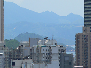 Sai Ying Pun, with islands in the background, viewed from Sheung Wan, Hong Kong Island, 23 June 2007