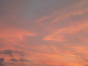 Sunset, Hong Kong Island, 23 June 2007