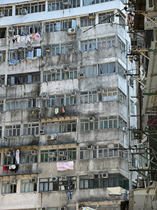 Old buildings, Wanchai, Hong Kong Island, 14 July 2007