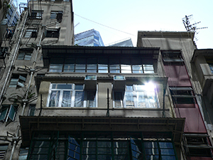 Old buildings, Wanchai, Hong Kong Island, 14 July 2007