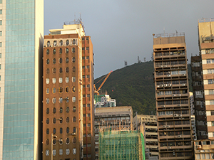 Tall buildings, Sheung Wan, 16 July 2007