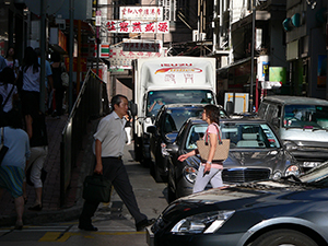 Wing Lock Street, Sheung Wan, Hong Kong Island, 19 July 2007