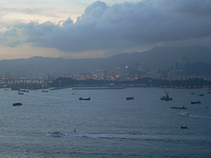 View of Stonecutters Island, 6 July 2007