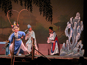 Chinese Opera performance for the Hungry Ghost Festival, Sun Yat Sen Memorial Park, Sheung Wan, Hong Kong Island, 2 September 2007