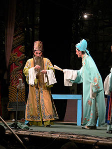 Chinese Opera performance, Hungry Ghost Festival, Sun Yat Sen Memorial Park, Sheung Wan, Hong Kong Island, 2 September 2007