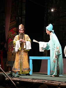 Chinese Opera performance for the Hungry Ghost Festival, Sun Yat Sen Memorial Park, Sheung Wan, Hong Kong Island, 2 September 2007