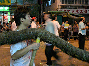 Detail of the fire dragon, Tai Hang, Hong Kong Island, 25 September 2007