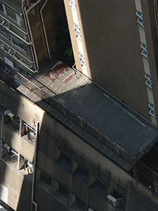 Light on a building, Sheung Wan, Hong Kong Island, 9 October 2007