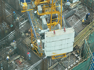 Construction site of One Pacific Heights, Sheung Wan, 14 May 2008