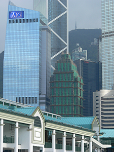 The Ritz-Carlton Hotel awaiting demolition, Central, 9 June 2008
