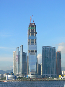 ICC under construction, West Kowloon, 21 June 2008