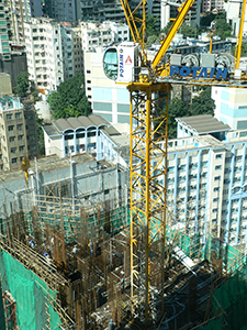 Construction site, Sheung Wan, 3 July 2008