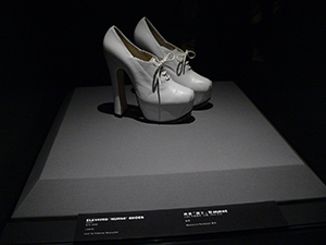 At the opening of an exhibition of Fashion designer Vivienne Westwood's work, Artistree, Quarry Bay, 28 November 2008