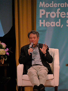 Film Director Ang Lee at the University of Hong Kong, 1 October 2009