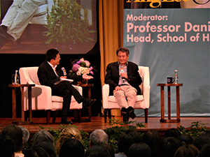 Film Director Ang Lee in conversation with Daniel Chua in the Loke Yew Hall, University of Hong Kong, 1 October 2009