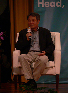 Film Director Ang Lee at the University of Hong Kong, 1 October 2009