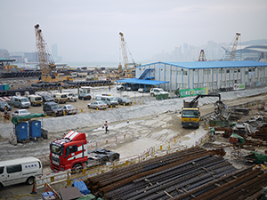 Reclamation in progress, Central, 31 December 2009