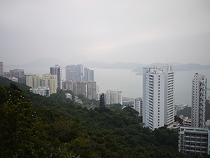 View of Lamma Island from High West, 1 January 2010