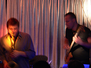 Blaine Whittaker performing at the Blue Door Jazz Club, Central, 16 October 2004