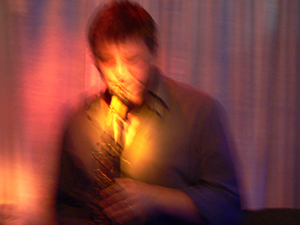 Blaine Whittaker performing at the Blue Door Jazz Club, Central, 16 October 2004