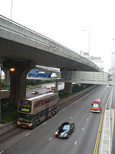 Rumsey Street Flyover and Connaught Road West, Sheung Wan, 20 October 2004