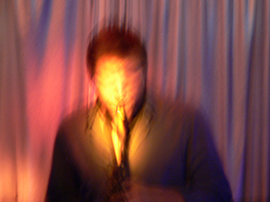 Blaine Whittaker performing at the Blue Door Jazz Club, Central, 16 October 2004