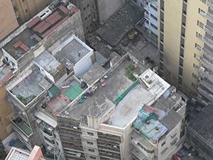 Rooftops, Sheung Wan, 23 October 2004