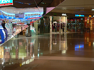 Inside the shopping mall at Pacific Place, 29 October 2004
