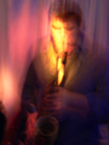 Blaine Whittaker performing at the Blue Door Jazz Club, Central, 6 October 2004