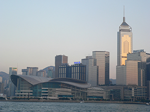 Wanchai skyline, 30 October 2004