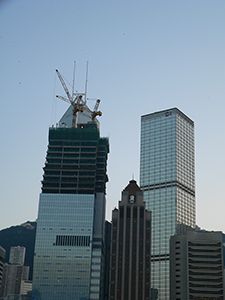 The AIG Tower under construction, Central, Hong Kong Island, 30 October 2004