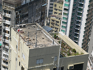 Rooftop of a building, Sheung Wan, 9 October 2004