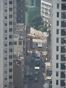 View of Queen's Road West, Sai Ying Pun, 15 October 2004