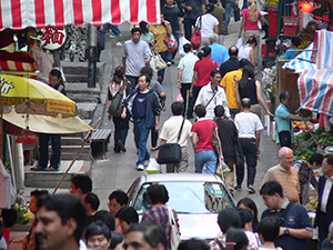 Graham Street Market, Central, 16 October 2004