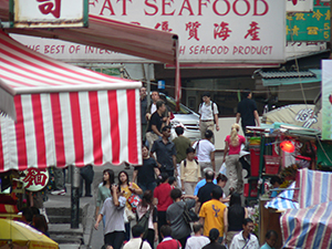 Graham Street Market, Central, 16 October 2004