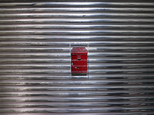 Temporary mail box for a business closed during the Lunar New Year, Sheung Wan, 7 February 2011