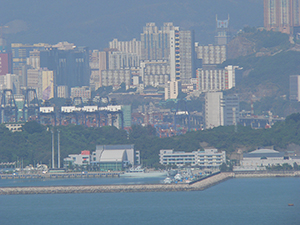 View of Stonecutters Island, 18 November 2004