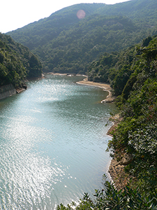 Tai Tam Reservoir, one of the oldest reservoirs in Hong Kong, Hong Kong Island, 21 November 2004