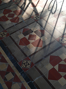 Light on the floor, Main Building, University of Hong Kong, Pokfulam, 29 November 2004