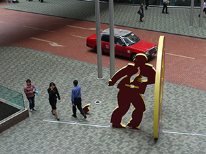 Sculpture by Allen Jones, installed outside Taikoo Place, Quarry Bay, 20 April 2011