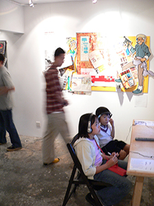 The opening of 'Mapping Identities: The Art and Curating of Oscar Ho', Para Site art space, 5 November 2004