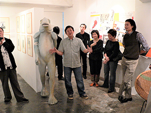 Oscar Ho, speaking at the opening of his exhibition 'Mapping Identities: The Art and Curating of Oscar Ho', Para Site art space, 5 November 2004