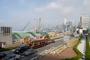Construction site, Lung Wo Road, 19 May 2011