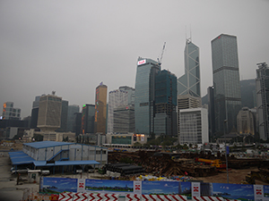 View of Central, Hong Kong Island, 29 January 2012